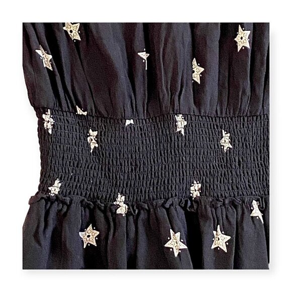 RAILS Jasmine Ruffle Hem Dress In Black Rivet Star, size XS - Picture 11 of 15